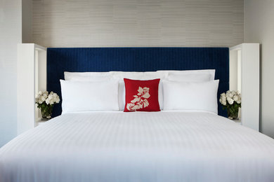 Example of a minimalist bedroom design in DC Metro
