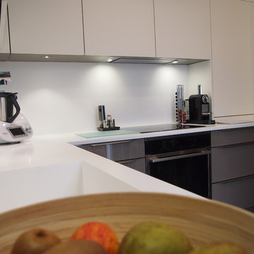 Réalisation d'une cuisine avec travaux de préparation