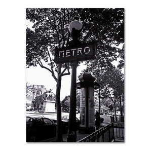 Le Metro As Art Canvas Art By Kathy Yates Traditional Prints And Posters By Trademark Global