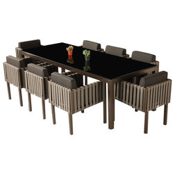 Contemporary Outdoor Dining Sets by Babmar® Commercial Residential Outdoor Furniture