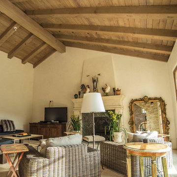 venetian plaster livingroom