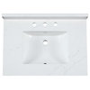 Sagehill Designs RQ3122 Premier Quartz Vanity Top 31" Quartz - Windfresh White