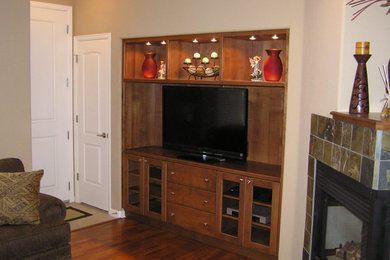 Inspiration for a modern home design remodel in Denver