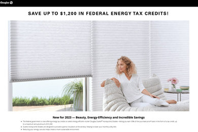 SAVE UP TO $1,200 IN FEDERAL ENERGY TAX CREDITS!