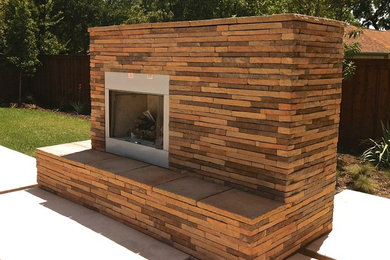 Example of a trendy home design design in Other