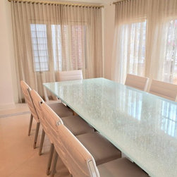 Contemporary Ripple Fold Sheers Brooklyn - Curtain Rods