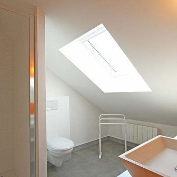 Projet de rénovation complète d'un séchoir à lin en Normandie.