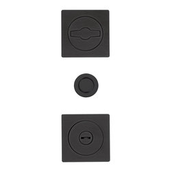Magnetic Flush Handle 590 AC Kit - Door Hardware