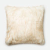 Loloi Rugs P0270 Ivory and Camel Throw Pillow