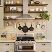 Oven range wall