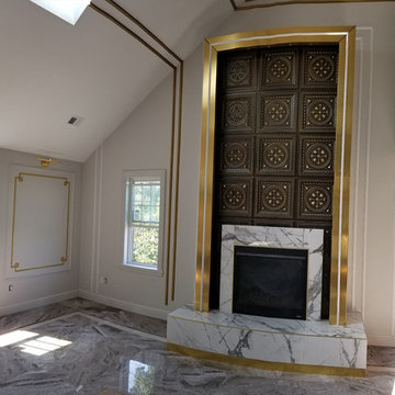 The Gilded Hearth | Custom Fireplace Design