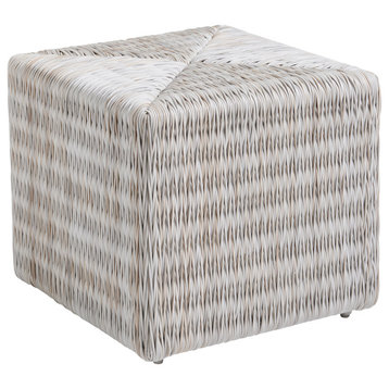 Seabrook Outdoor Cube Ottoman by Tommy Bahama