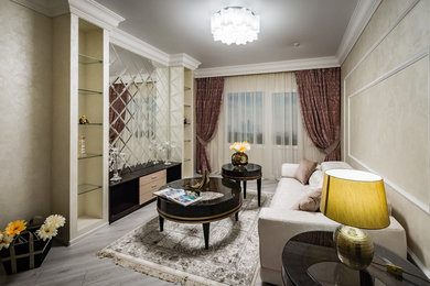 Elegant home design photo in Moscow
