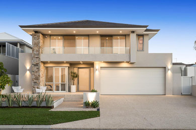 Photo of a contemporary home in Perth.