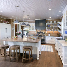 Side of cabinets