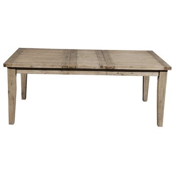 Emma Mason Signature Asher Dining Table in Iron Brush Antique Natural