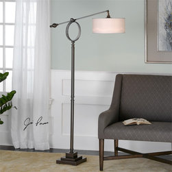 Levisa Floor Lamp | Uttermost - Floor Lamps