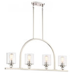 Minka-Lavery - Minka-Lavery Studio 5 Four Light Island Pendant 3074-613 - Four Light Island Pendant from Studio 5 collection in Polished Nickel finish. Number of Bulbs 4. No bulbs included. No UL Availability at this time.
