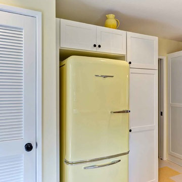 Sunny Yellow Retro Kitchen