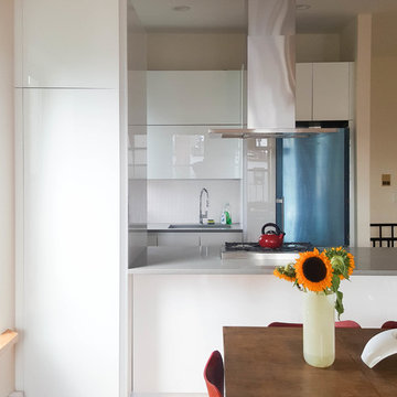 Glass kitchen remodel