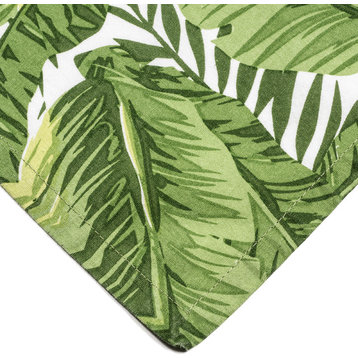 Tropical Banana Leaf Cloth Napkins, Set of 6