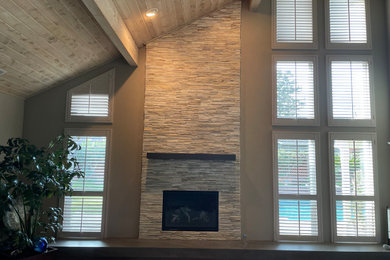 Inspiration for a living room remodel in Other