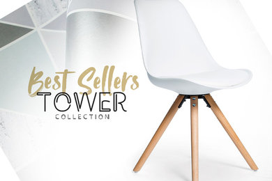 Tower Collection. Avantgardistische Furnmod Stühle