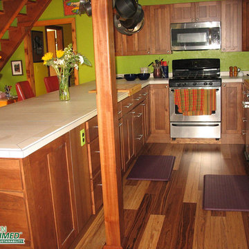 Dark and Light Eucalyptus Flooring