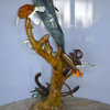 Dolphin with Three Turtles Fountain Bronze Statue -  Size: 43"L x 47"W x 74"H.