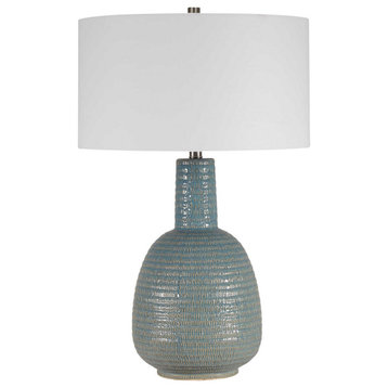 Delta One Light Table Lamp, Brushed Nickel