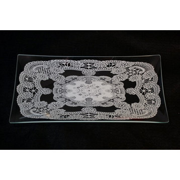 Queen Anne's Lace 6-Piece Rectangle Plate Collection
