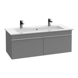 Venticello Vanity Unit Glossy Grey - Bathroom Fixtures