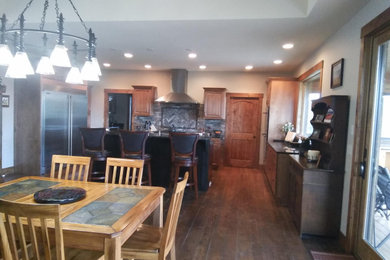 Mountain style kitchen photo in Other