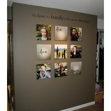 family room wall