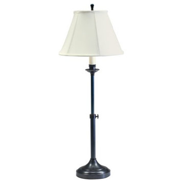 House of Troy Club CL250-OB 1 Light Table Lamp in Oil Rubbed Bronze