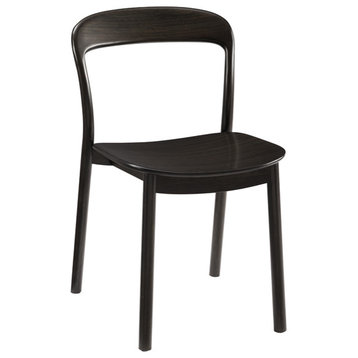 Hanna Chair Bamboo seat, Caviar, Set of 2