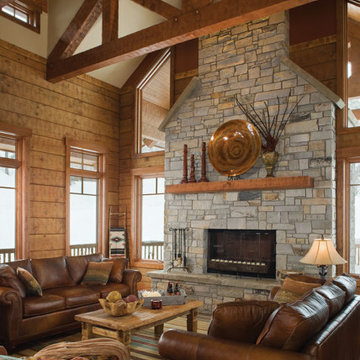 Hybrid Log & Timber Home - Tamarack Residence