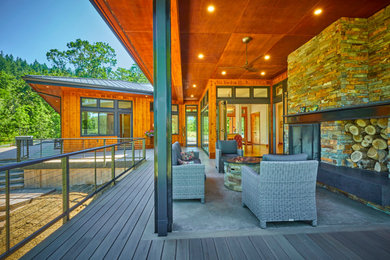 Inspiration for a timeless deck remodel in Portland