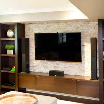 Contemporary Basement Remodel - Hamilton, On