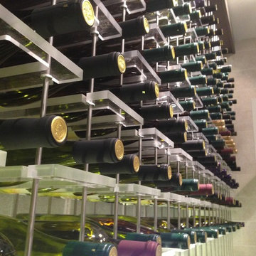 Beverly Hills Los Angeles California Contemporary Custom Wine Cellar Wine Room