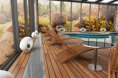 Стильный дизайн: бассейн в современном стиле - последний тренд