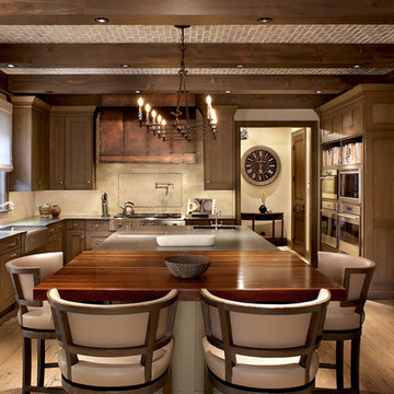 Englewood Rustic Colorado Mountain Style Kitchen