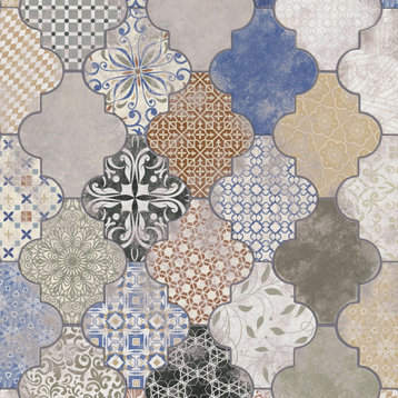 Riga Patchwork Ceramic Floor and Wall Tile
