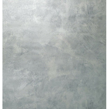 Plain Gray blue faux concrete wallpaper, 8.5" X 11" Sample