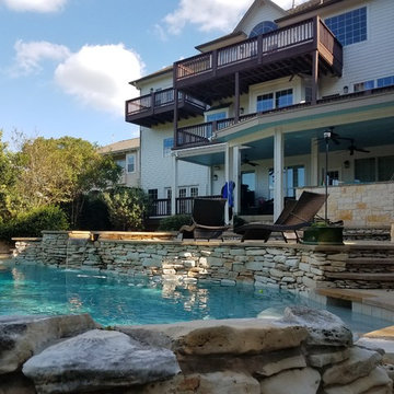 Multi-Level Cedar Deck Remodel & Stain