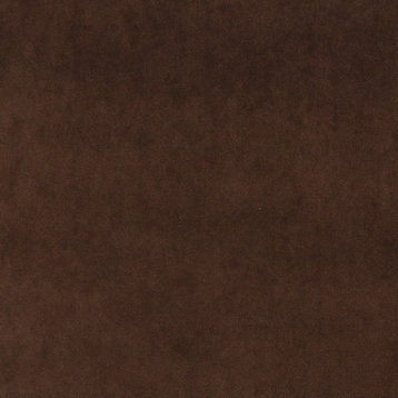 Brown Plush Cotton Velvet Upholstery Fabric By The Yard