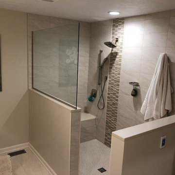 Contemporary Master Bath With Flare