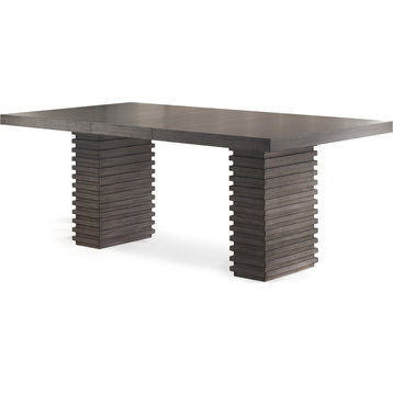 Steve Silver Mila Dining Table In Washed Gray Finish MI500TTB
