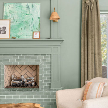 A Beautiful Mess: Rosemary Fireplace