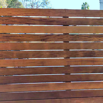 Redwood Fence--Custom